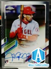 2021 Topps Chrome Jahmai Jones - Angels RA-JJ Auto RC
